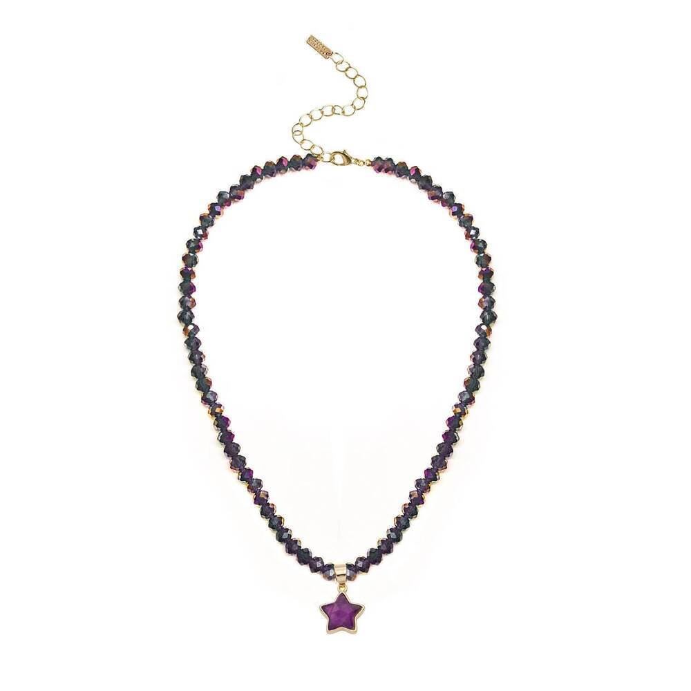 NEW ADRIANA PAPPAS women's spell on you choker in amethyst